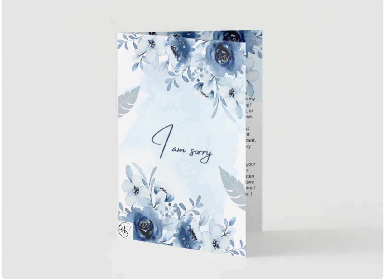 Apology card for your Husband/Boyfriend