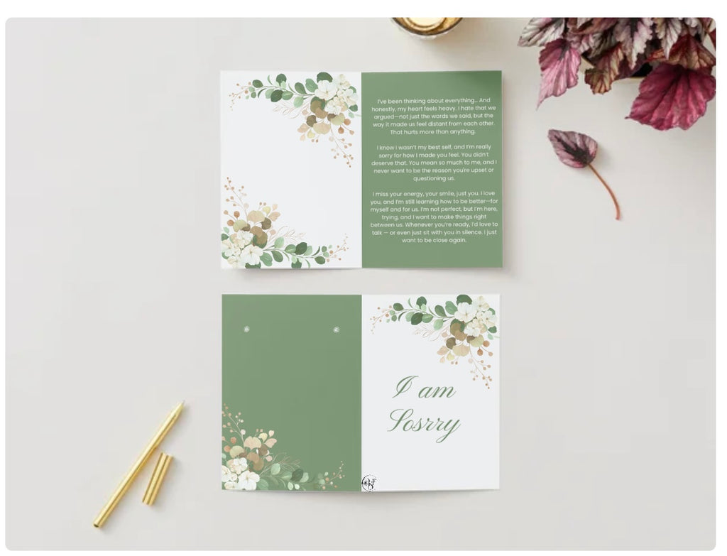 Apology card for your Husband/Boyfriend