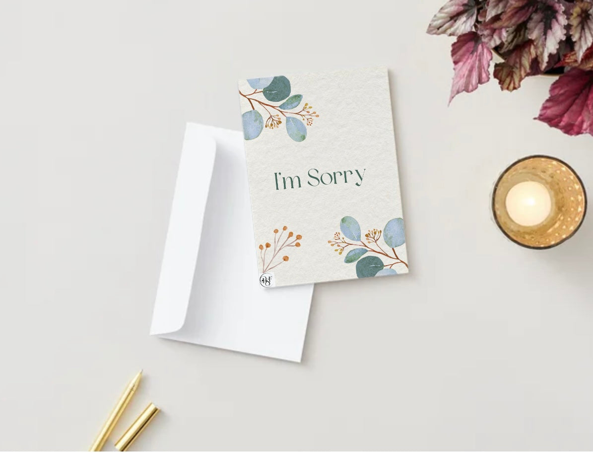 Apology cards for your teacher