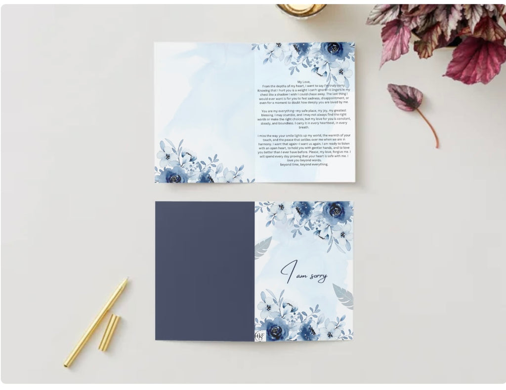 Apology card for your Husband/Boyfriend