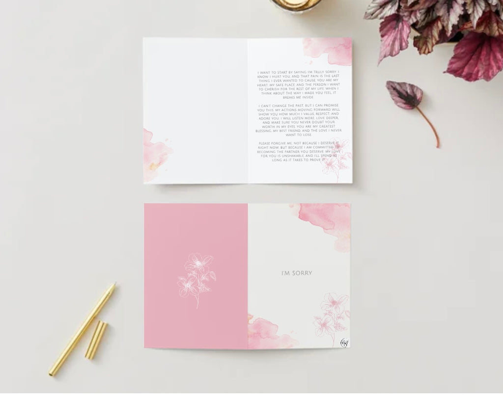 Apology card For your Wife/Girlfrriend