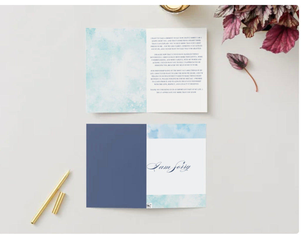 Apology card For your Bestfriend (Boy)